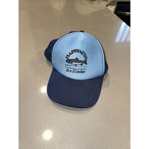 “Happiness is a 12 incher” naughty fishing hat baseball cap vintage snapback
